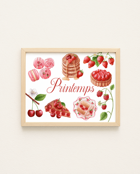 Print douceurs du printemps