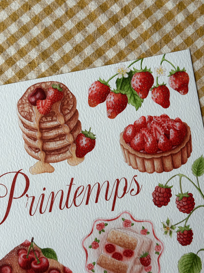 Print douceurs du printemps